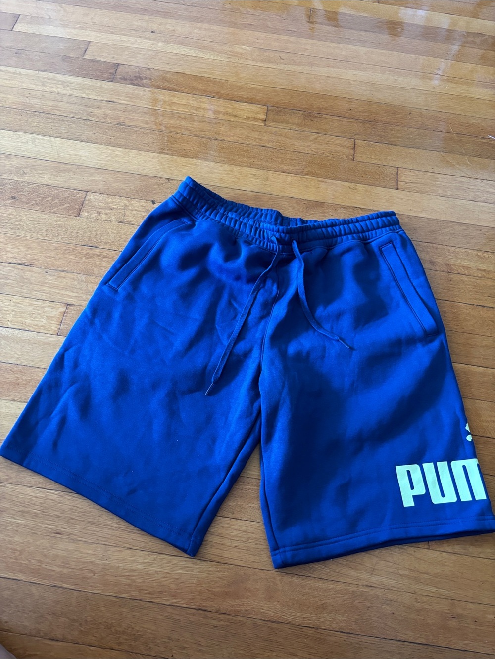Puma Bold Royal Blue Athletic Shorts with Logo